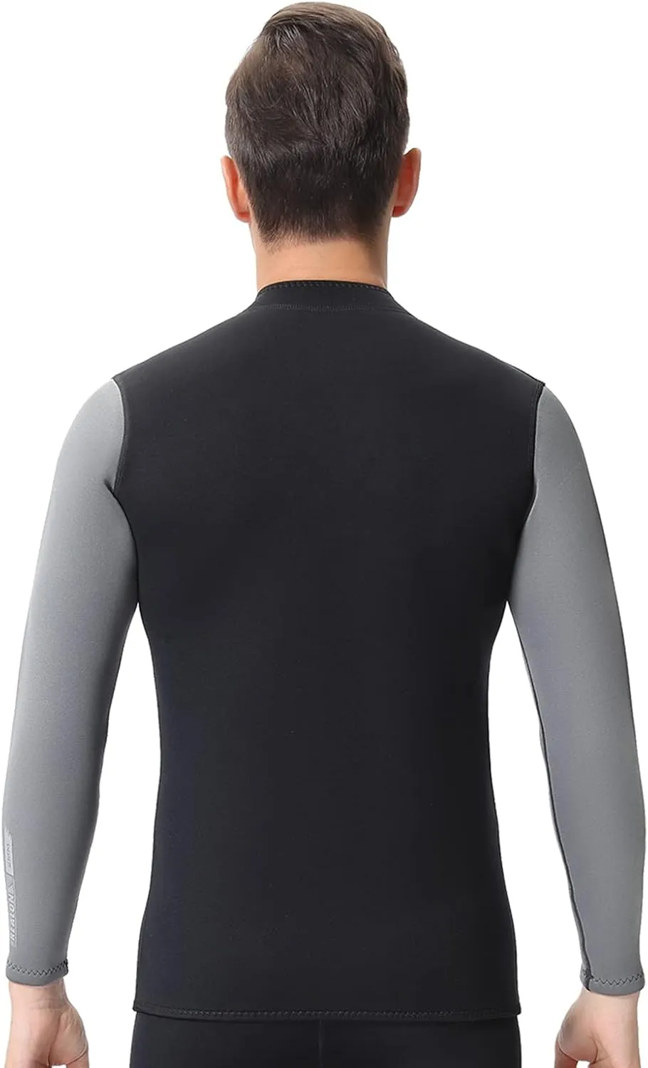 Top Wetsuit Jacket for Men Women Youth Front Zip Thermal Swim Wet Suit 2mm 3mm Neoprene Long Sleeves Shirts for Surfing Diving Kayaking