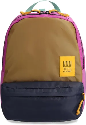 Topo Designs Dash Pack, Lightweight Laptop Backpack, 100% Recycled Materials, Fair Wear   WRAP Certified, 17L (Khaki/Navy)