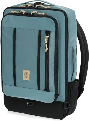 Topo Designs Global Travel Bag 30-40 Liter - Carry-on Compliant Versatile Pack, 3 Carry Options, External Laptop Sleeve (Eco-Friendly, 40L, Pine)