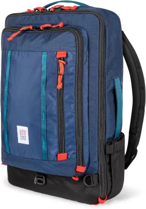 Topo Designs Global Travel Bag 30-40 Liter - Carry-on Compliant Versatile Pack, 3 Carry Options, External Laptop Sleeve (Original, 40L, Navy)