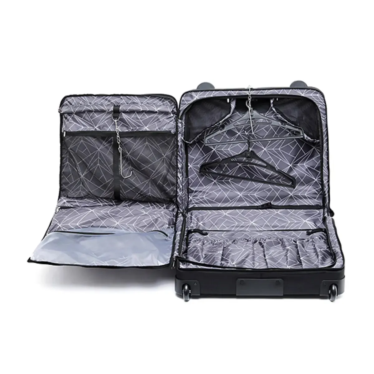 Tosca Deluxe Wheeled Garment Bag - Black