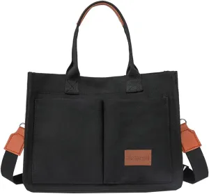 Tote Bag for Women Fashion Corduroy Handbags Casual Hobo Messenger Bag Canvas Shoulder Bag with Multi-pocket