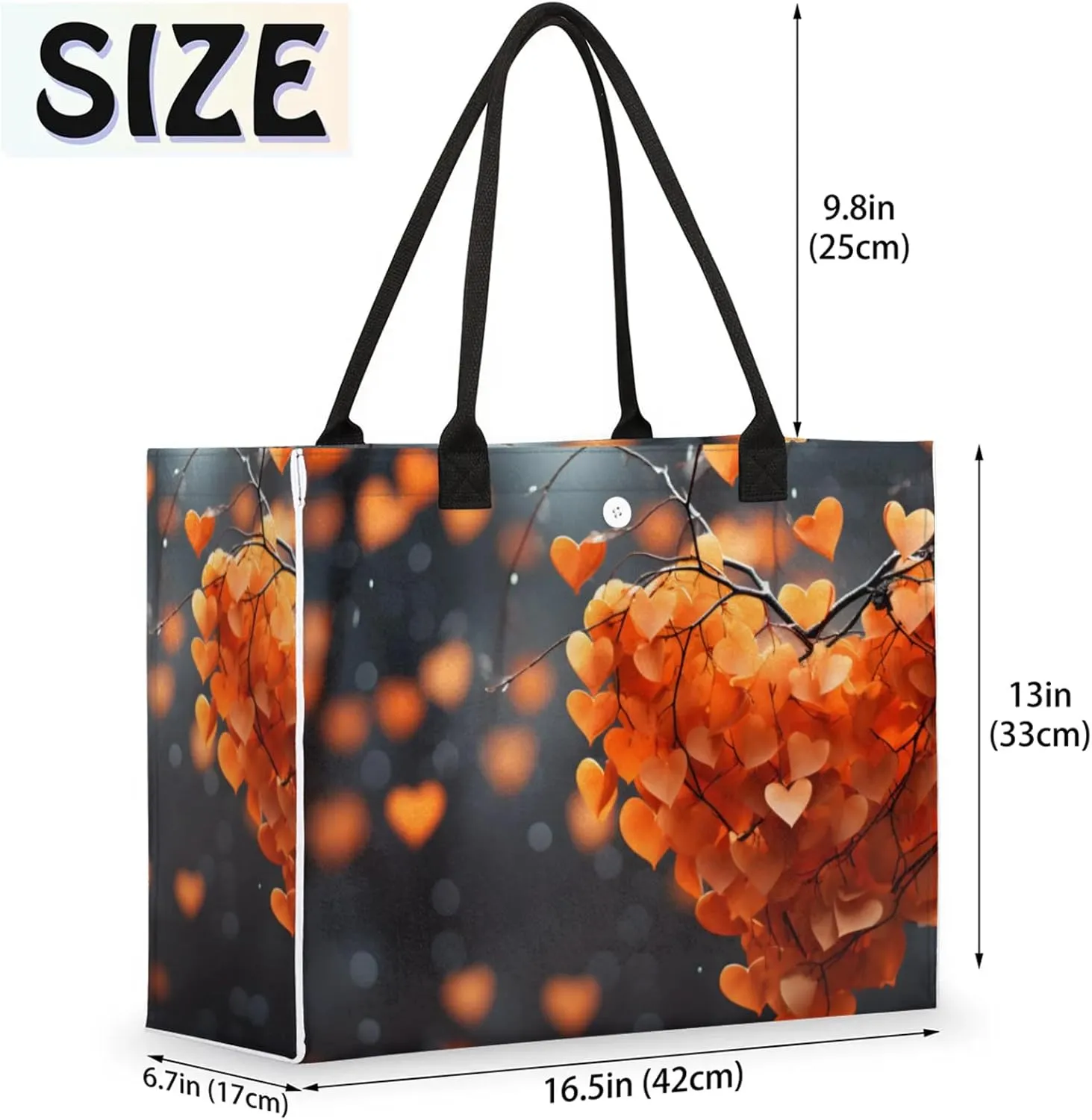 Tote Bag for Women Reusable Canvas Shoulder Bag