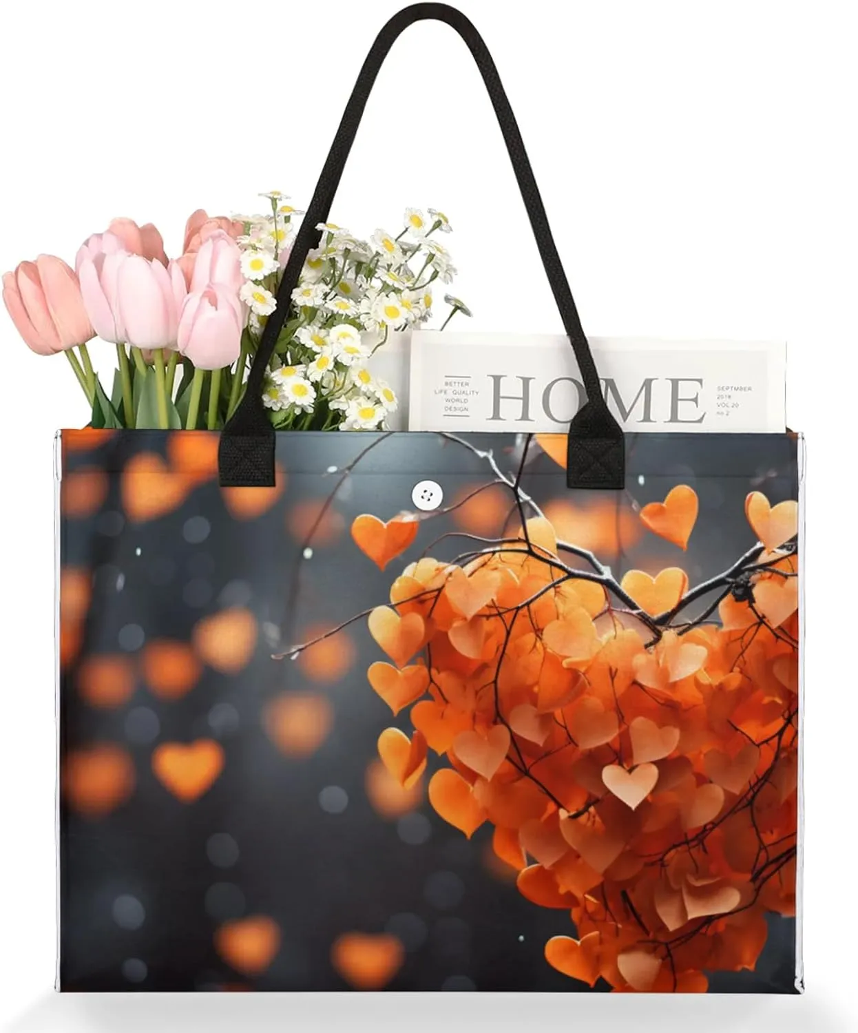 Tote Bag for Women Reusable Canvas Shoulder Bag