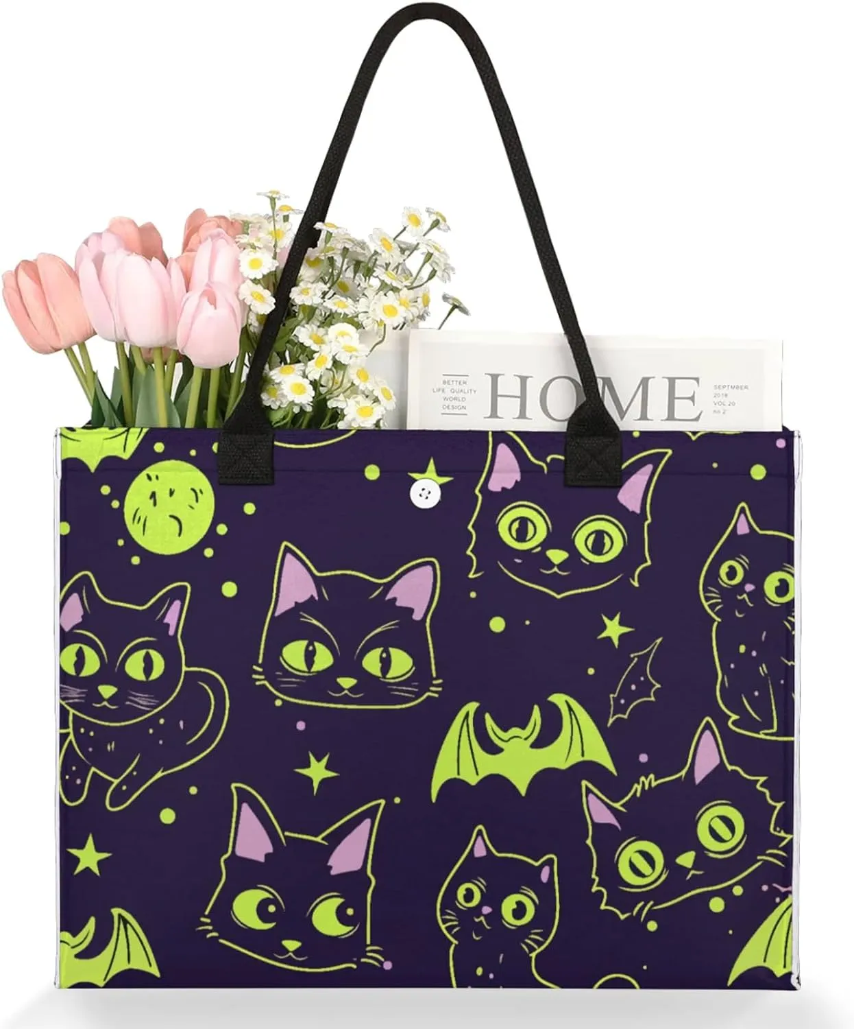 Tote Bag for Women Reusable Canvas Shoulder Bag