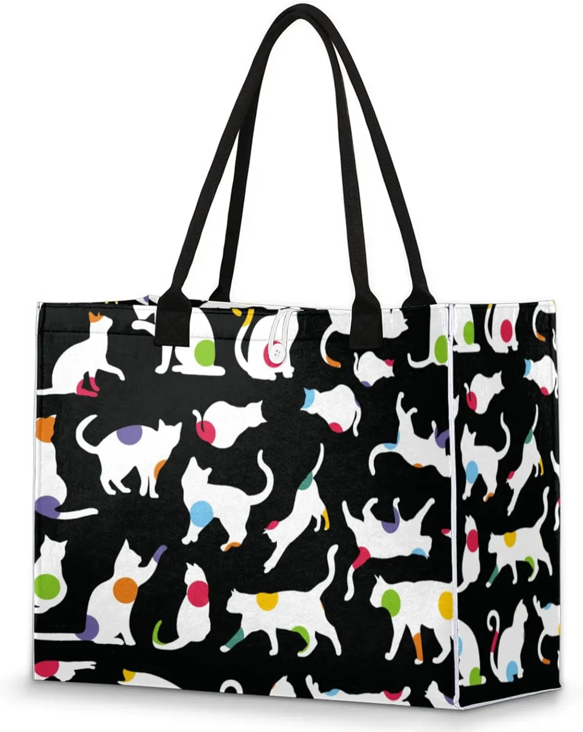 Tote Bag for Women Reusable Canvas Shoulder Bag