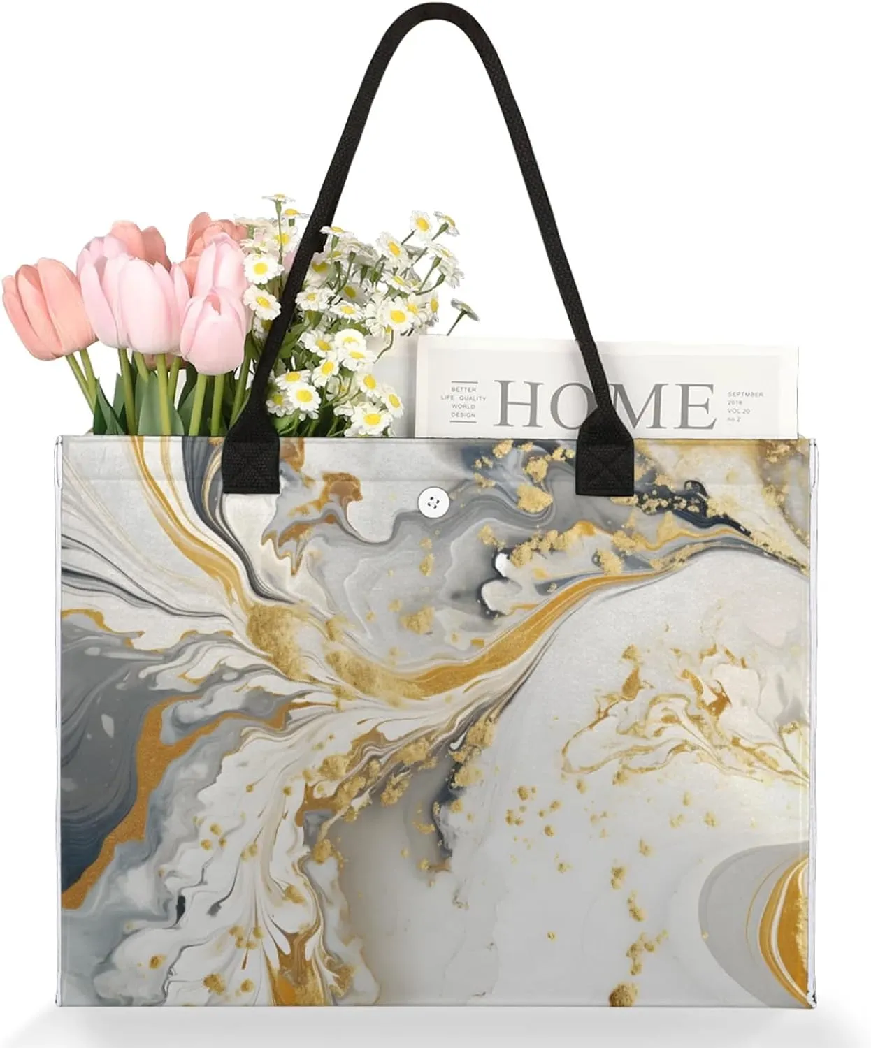 Tote Bag for Women Reusable Canvas Shoulder Bag