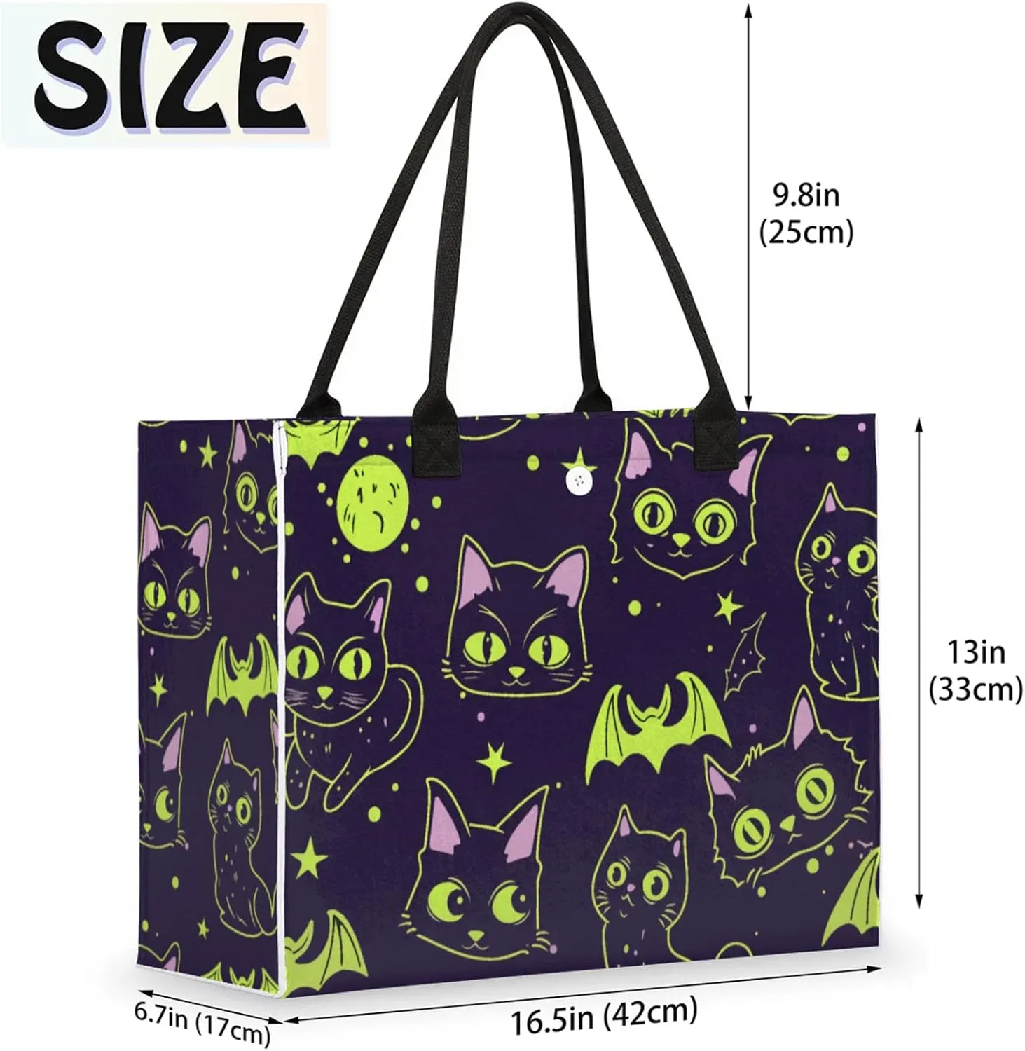 Tote Bag for Women Reusable Canvas Shoulder Bag