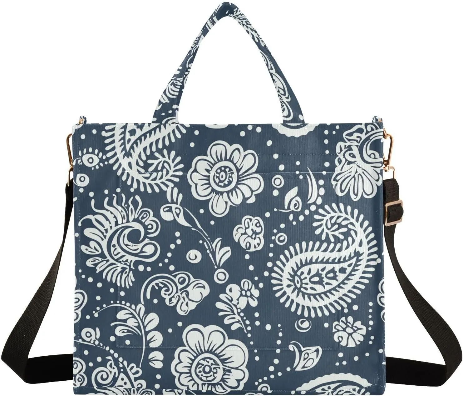 Tote Bag for Women with Inner Pockets Corduroy Crossbody Shoulder Purse Bags for Trip Office Work 13.7 * 4.9 * 12.2IN