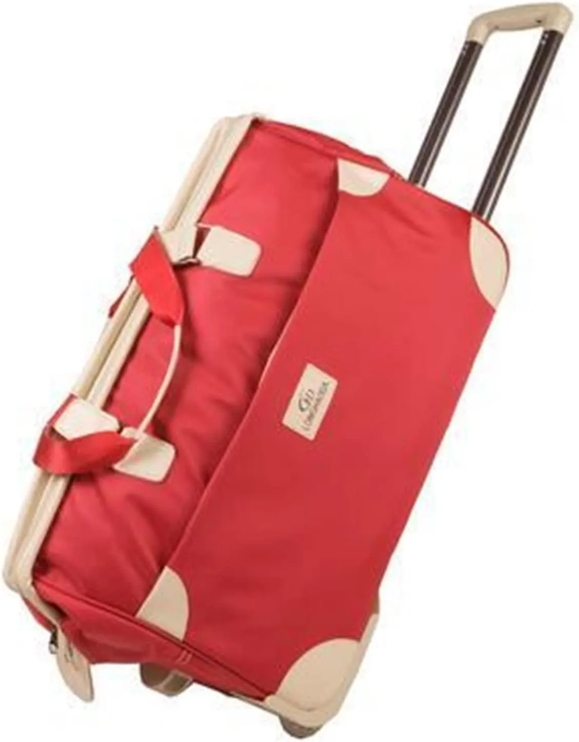 Travel Duffel Bags Rolling Luggage Bag Women Carry on luggag Bags Travel Trolley Bag for Men Trolley Bag on Wheels Trolley Suitcase Wheeled Duffle(Rojo)