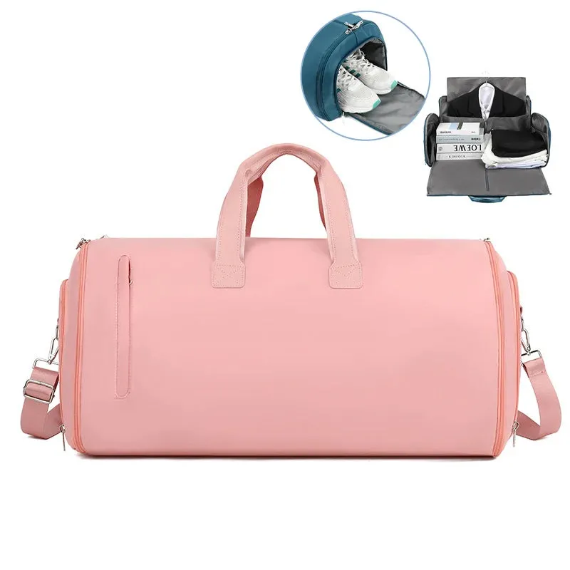 Travel Duffel Handbag | Large Capacity Waterproof Suitcase for Business Trips