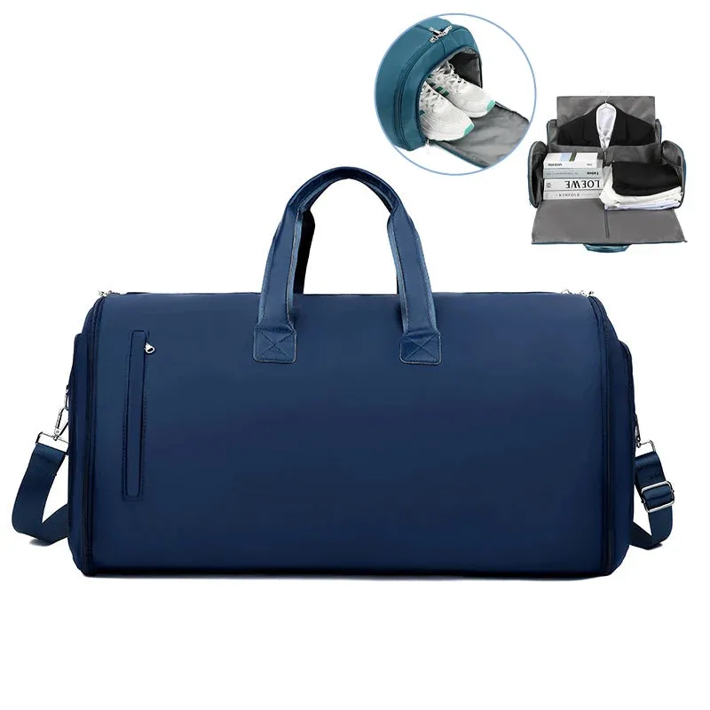 Travel Duffel Handbag | Large Capacity Waterproof Suitcase for Business Trips