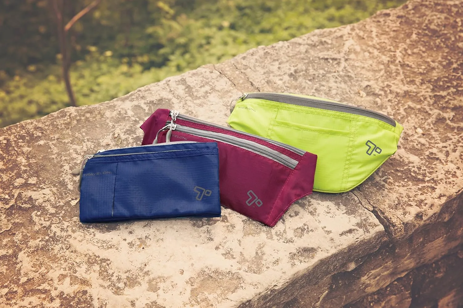Travelon 6 Pocket Waist Pack, Royal Blue, One Size