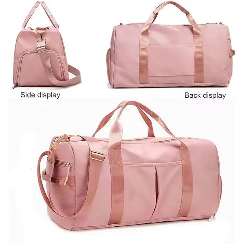 TravelPro Gym Duffel Bag with Wet Pocket & Shoe Compartment