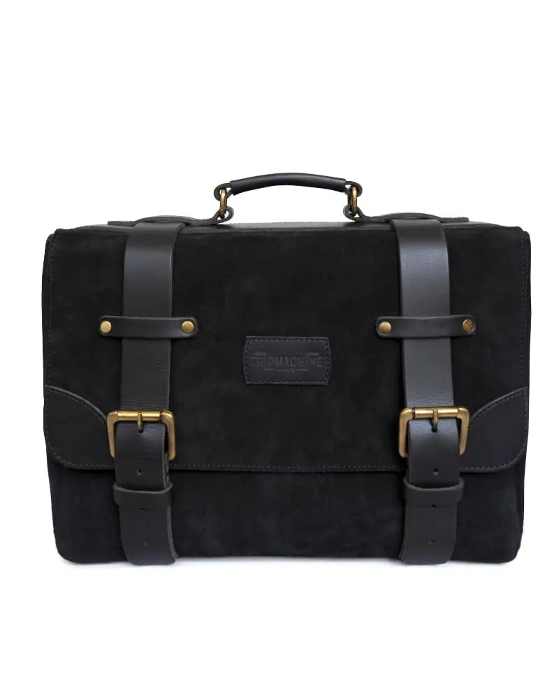 Trip Machine Company Leather Hybrid Saddlebag/sidebag Warrior All Black