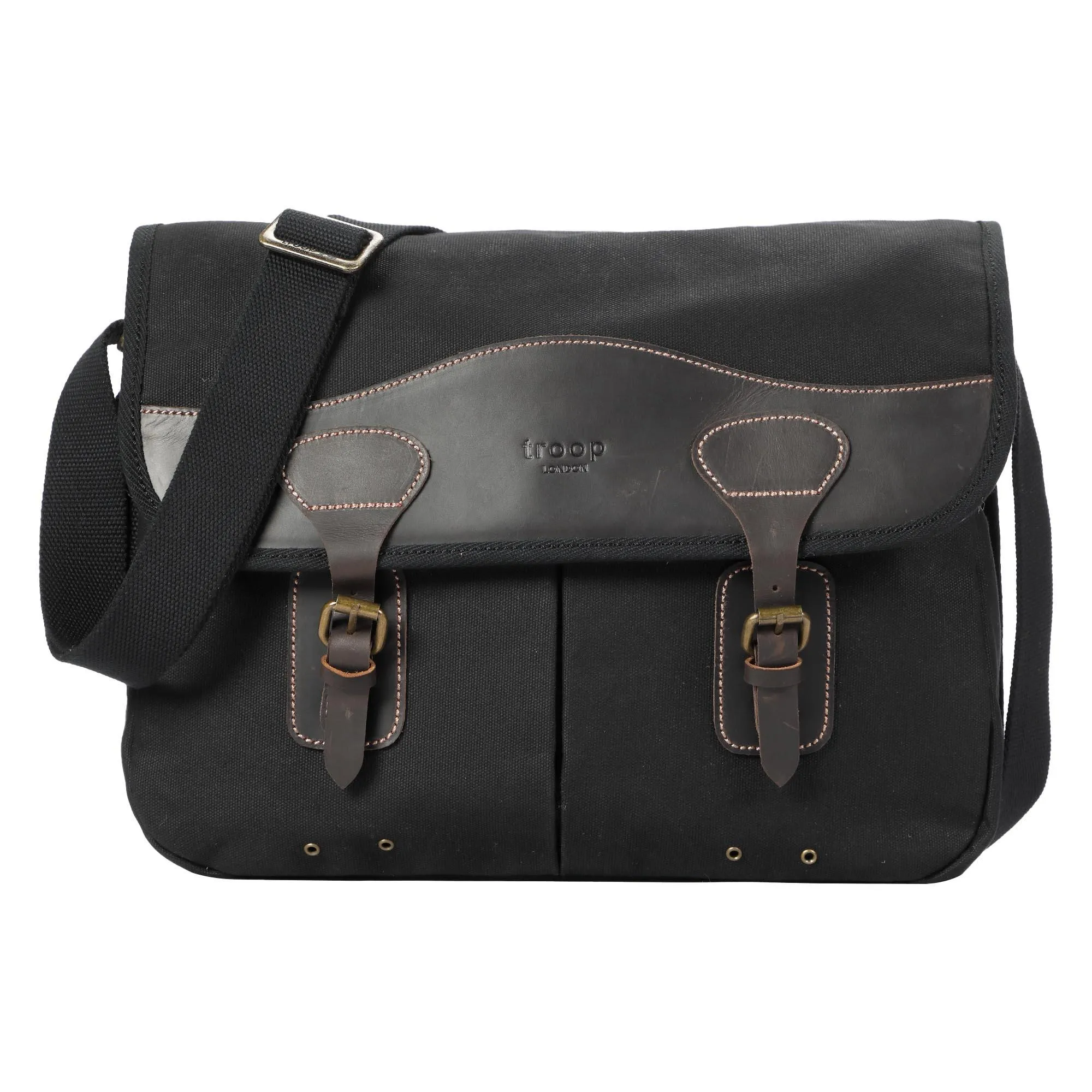 Troop London Heritage Canvas 13” Laptop Messenger Bag