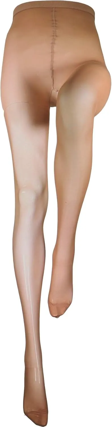 Truform 15-20 mmHg Compression Pantyhose, Sheer 20 Denier Women's Shaping Tights