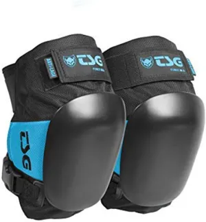TSG Knee Pads - Force III A (Special ACF Impact Protection) or Force V | Skateboard, Hardshell, EVA, Nylon, Adults, Certified, Ergonomic, Slim Profile, Neoprene Butterfly Straps, Open Back Design