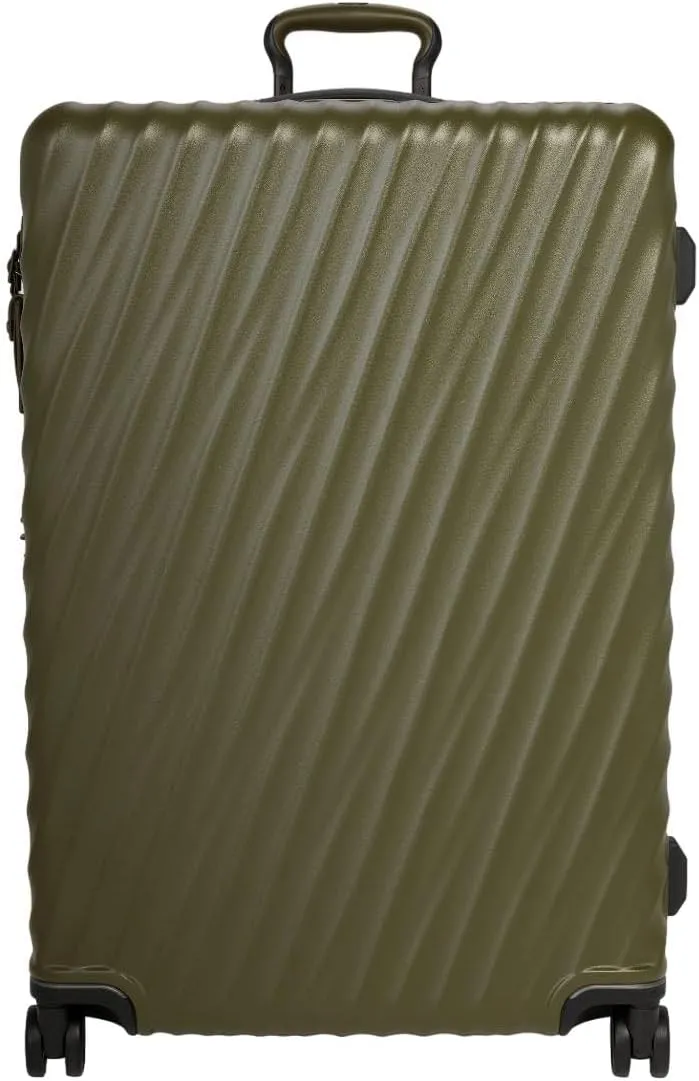 TUMI - 19 Degree Extended Trip Expandable 4 Wheeled Packing Case - Hard Shell Suitcase - Roller Suitcase Checked Bag - Olive Texture