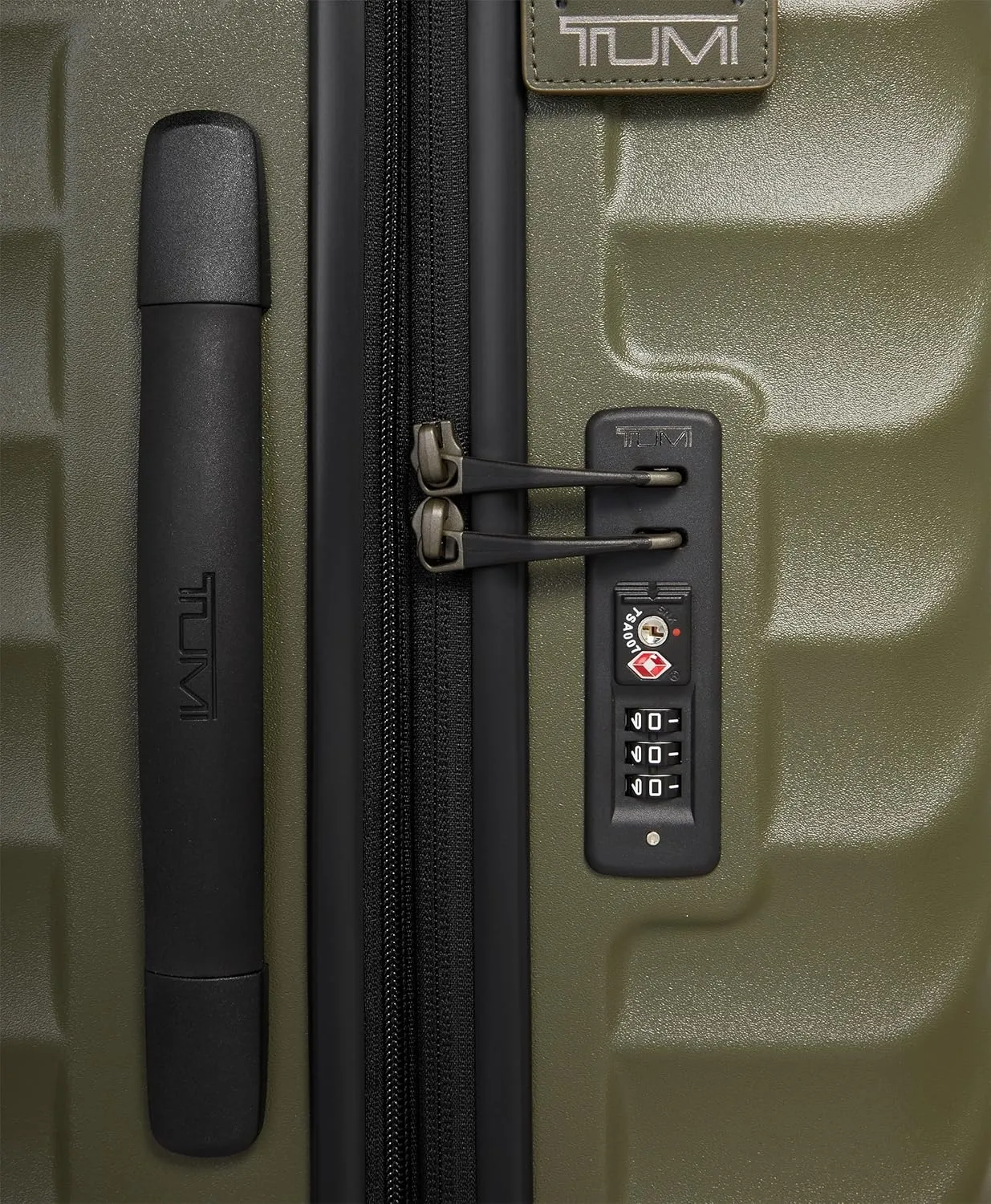 TUMI - 19 Degree Extended Trip Expandable 4 Wheeled Packing Case - Hard Shell Suitcase - Roller Suitcase Checked Bag - Olive Texture