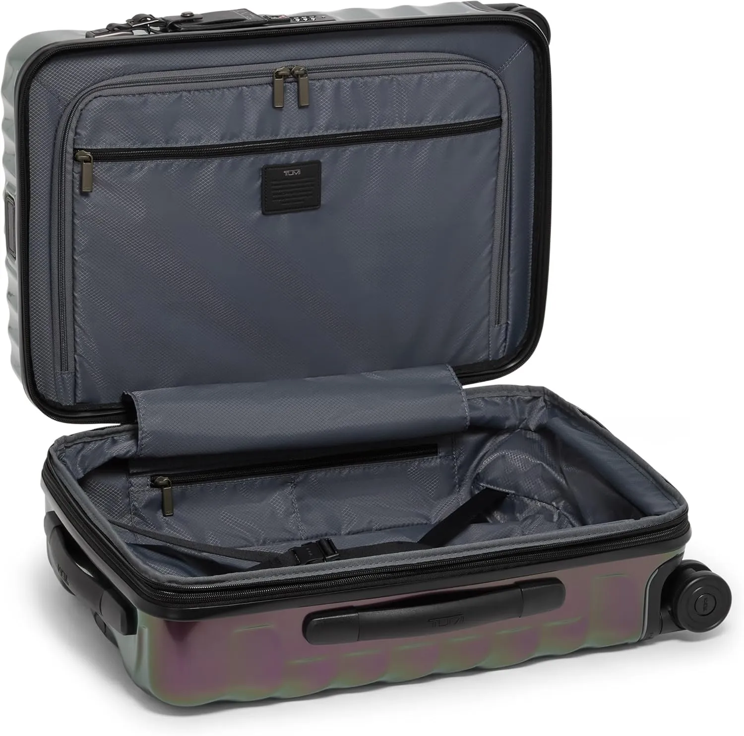 TUMI - 19 Degree International Expandable 4 Wheeled Carry-On - Hard Shell Suitcase - 21.8" X 14.0" X 9.0" - Iridescent Dusk
