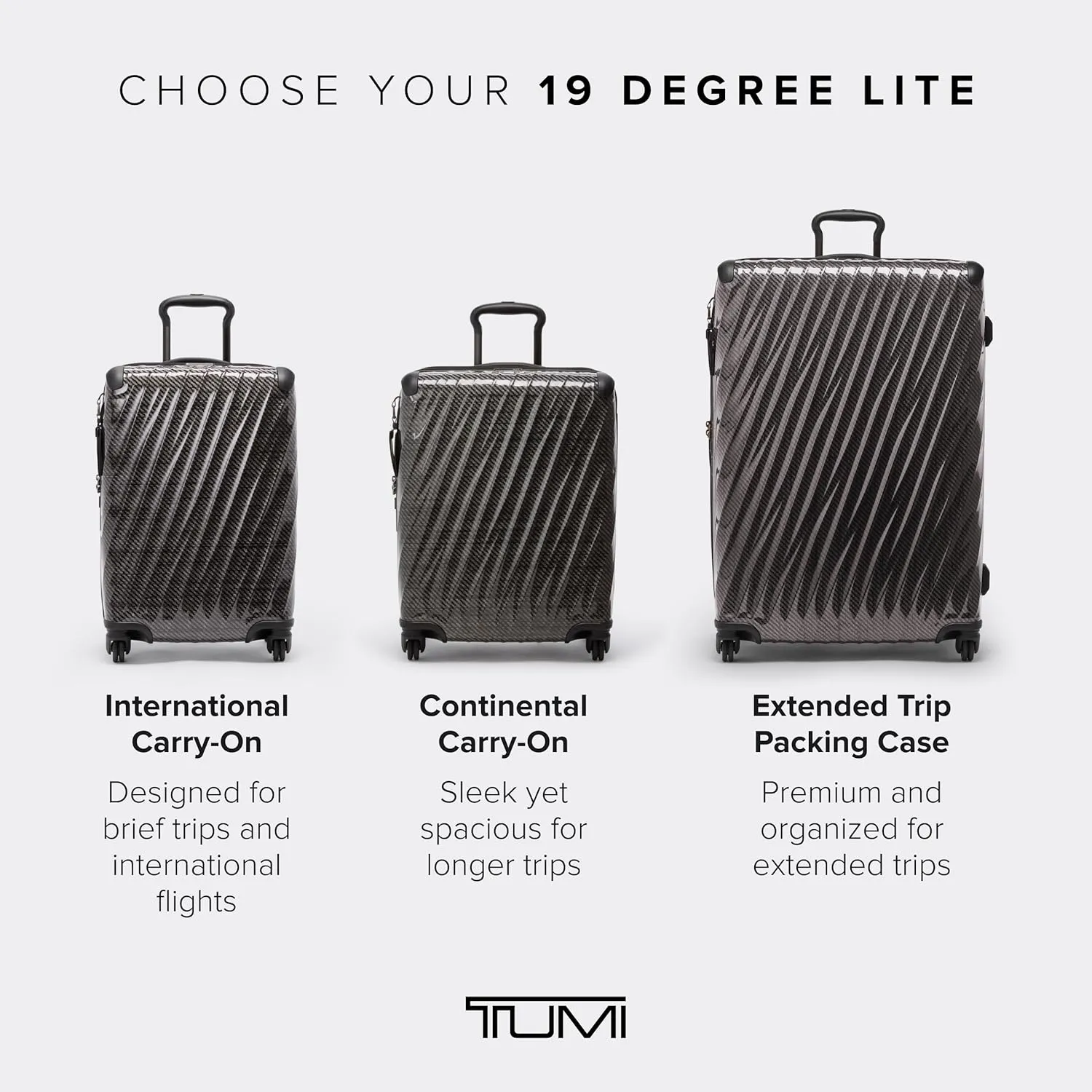 TUMI - 19 Degree Lite 4 Wheel Luggage - Lightweight and Highly Durable, Modern Contour, Hard Shell Men's and Women's Suitcase - 21.75" International Carry-On, Amber