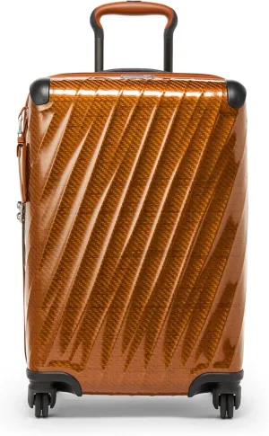 TUMI - 19 Degree Lite 4 Wheel Luggage - Lightweight and Highly Durable, Modern Contour, Hard Shell Men's and Women's Suitcase - 21.75" International Carry-On, Amber