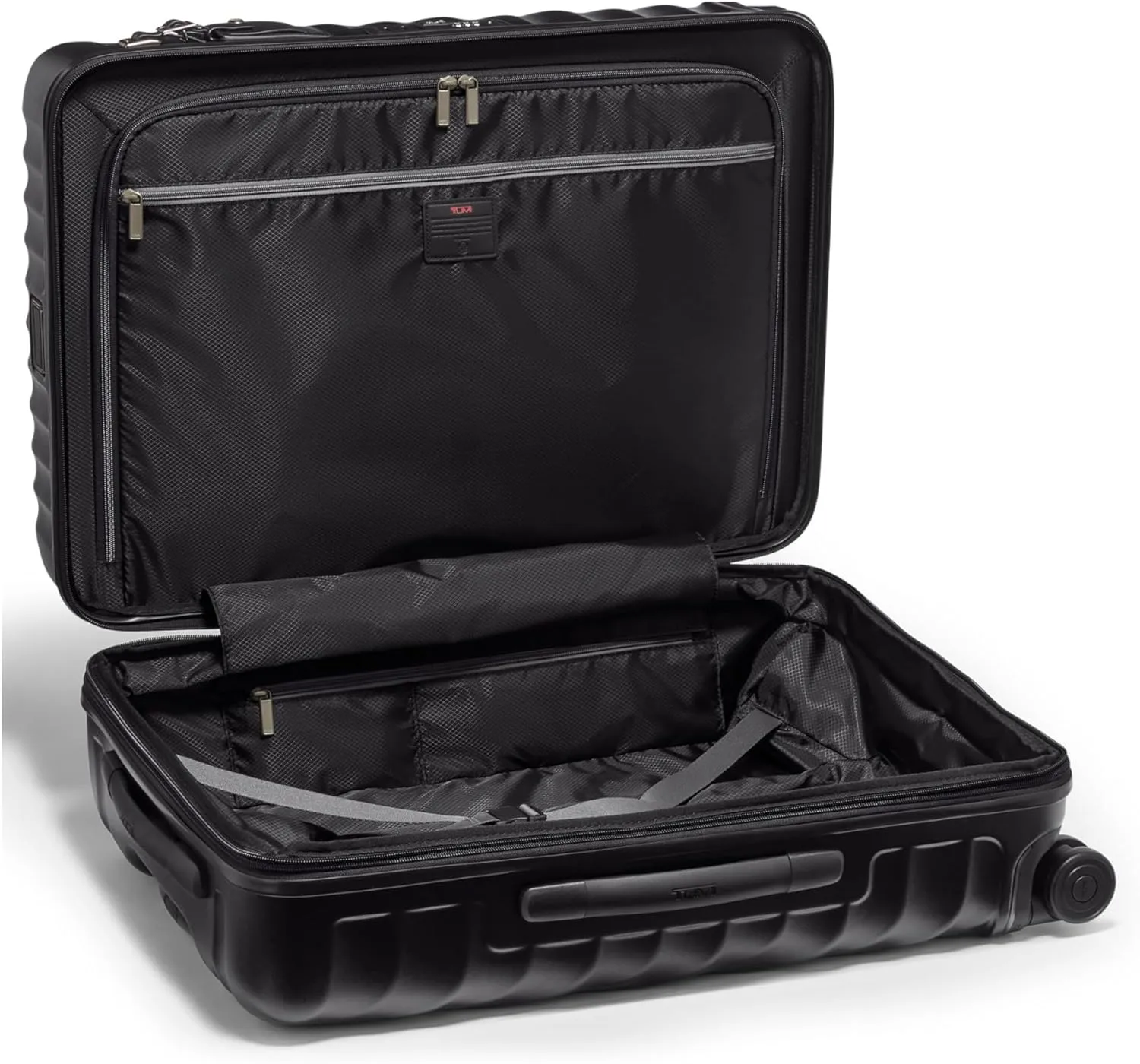 TUMI - 19 Degree Short Trip Expandable 4 Wheeled Packing Case - Hard Shell Suitcase - 26.0" X 17.5" X 10.0" - Textured Black