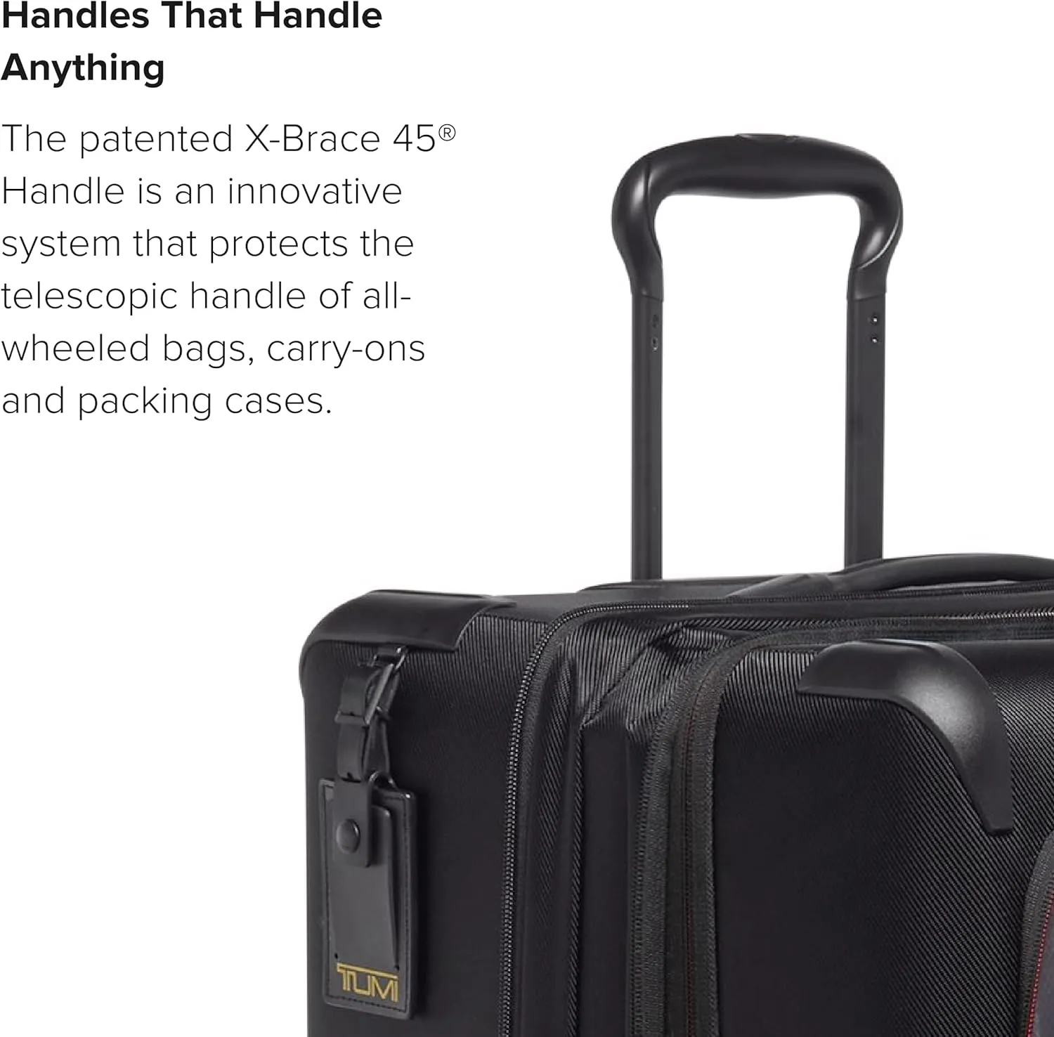 TUMI - Aerotour 4 Wheel Expandable Luggage - Men's and Women's Business and Leisure Travel Suitcase - 31" Extended Trip Expandable Packing Case, Black