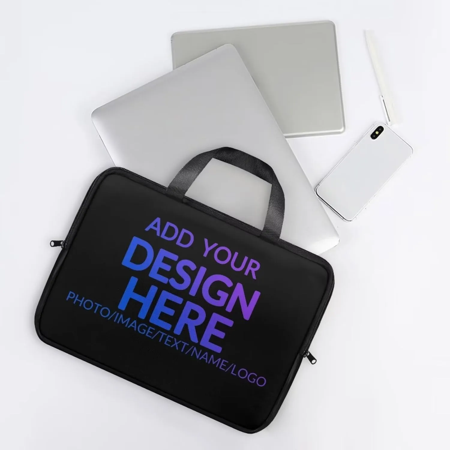 Uasibuni Fashion Laptop Tote Bag with Handle,Travel Laptop Bag 15.6Inch,Laptop Cover Bag 17In