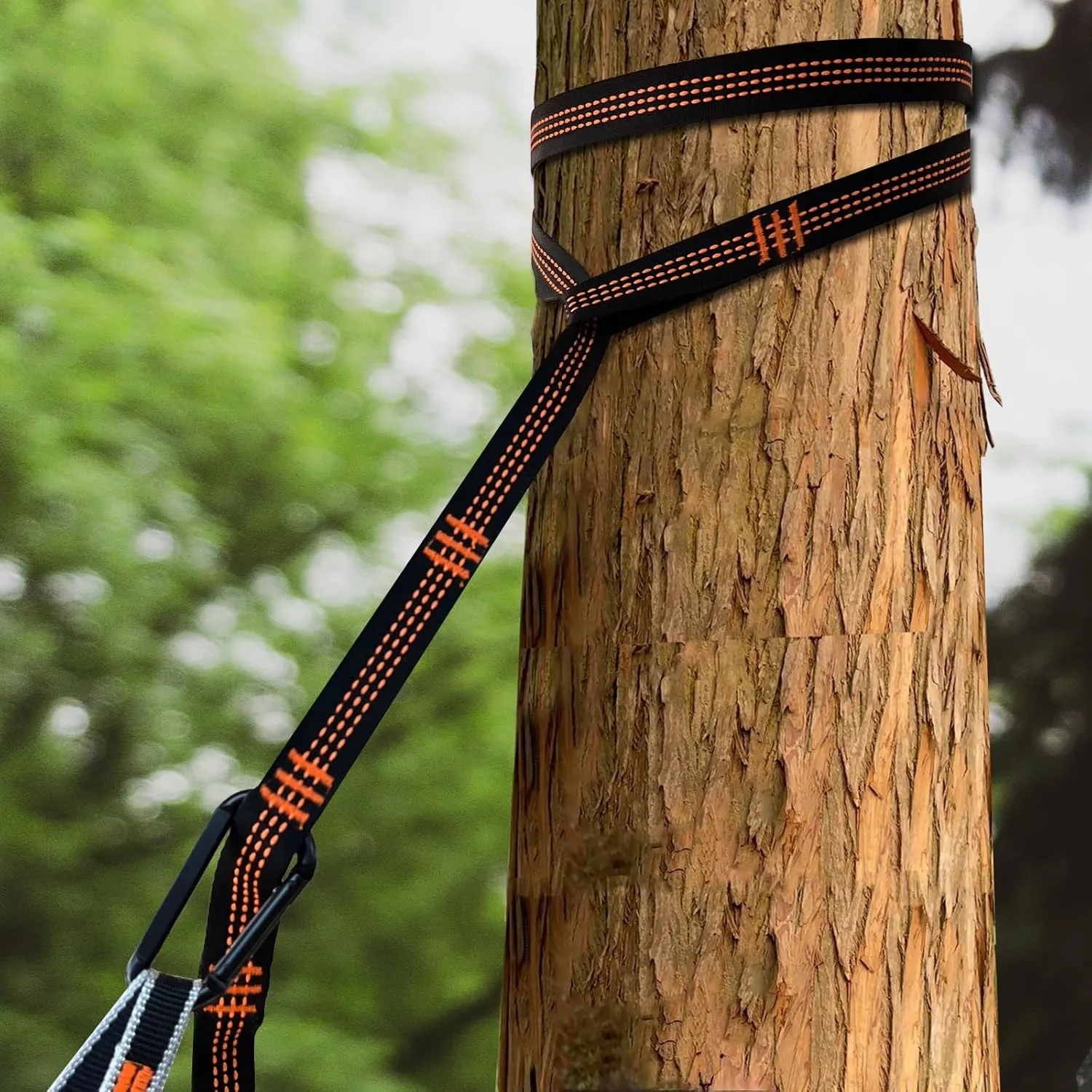 Ultra-Light Travel Camping Hammock | 300kg Load Capacity,(275 x 140 cm) Breathable,Quick-Drying Parachute Nylon | 2 x Premium Carabiners,2 x Nylon Slings Included | Outdoor Indoor Garden