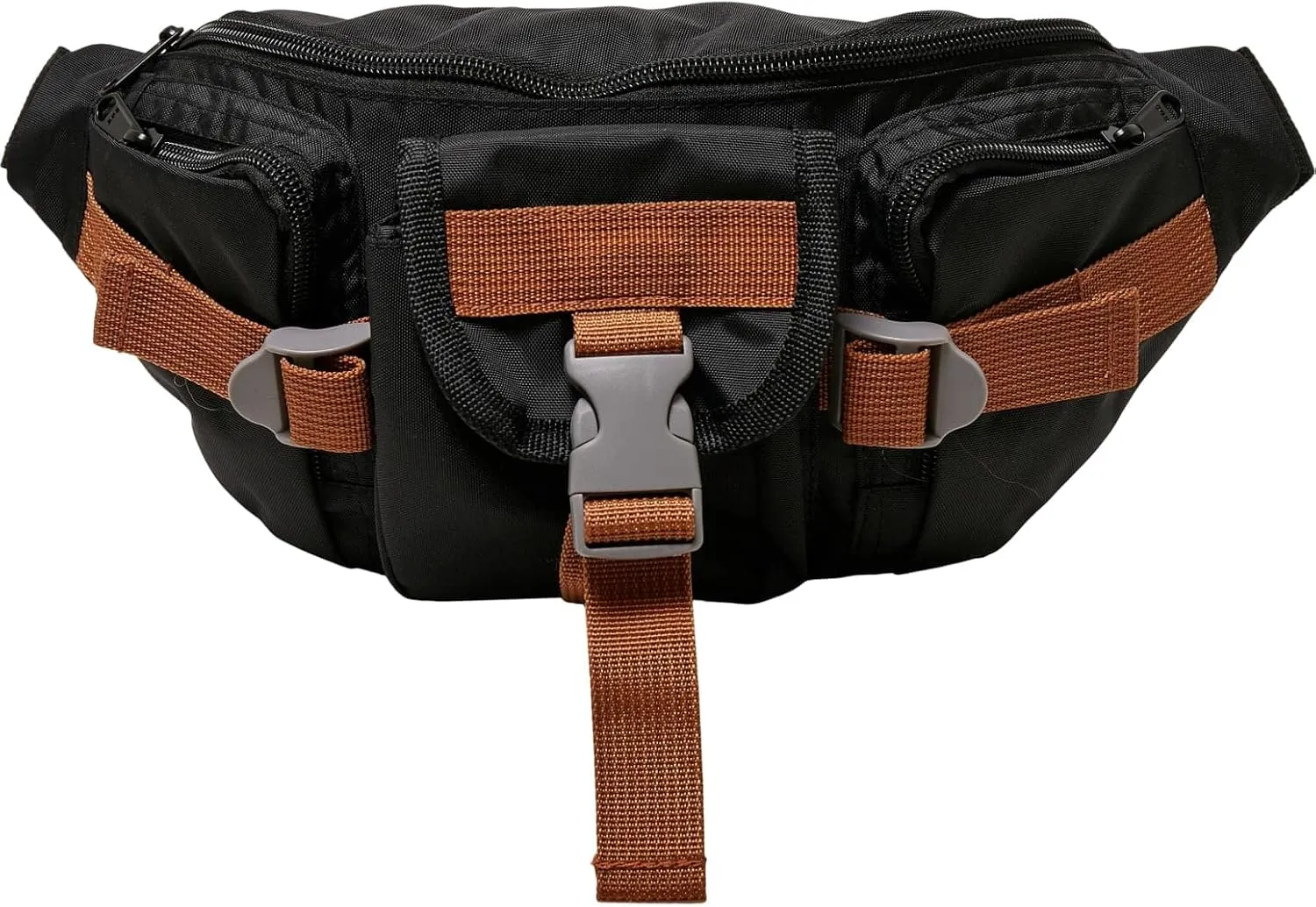 Unisex Hiking Recycled Ripstop Shoulder Bag Tasche, Black, one Size