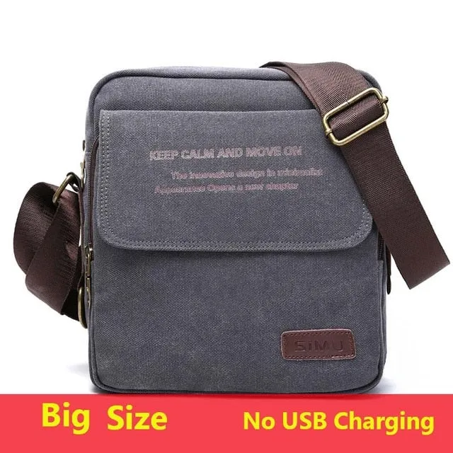 Urban Crossbody Quality Size Messenger Bag Casual Daily All-in-one collection Canvas Carry Men High Bag Men's Shoulder Man Bag Special edition Male 3 Bags Travel