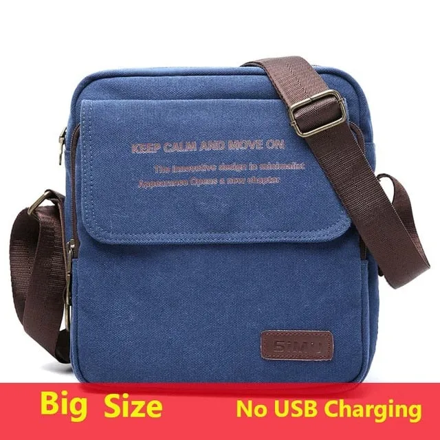 Urban Crossbody Quality Size Messenger Bag Casual Daily All-in-one collection Canvas Carry Men High Bag Men's Shoulder Man Bag Special edition Male 3 Bags Travel