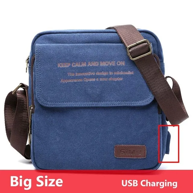 Urban Crossbody Quality Size Messenger Bag Casual Daily All-in-one collection Canvas Carry Men High Bag Men's Shoulder Man Bag Special edition Male 3 Bags Travel