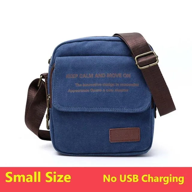 Urban Crossbody Quality Size Messenger Bag Casual Daily All-in-one collection Canvas Carry Men High Bag Men's Shoulder Man Bag Special edition Male 3 Bags Travel