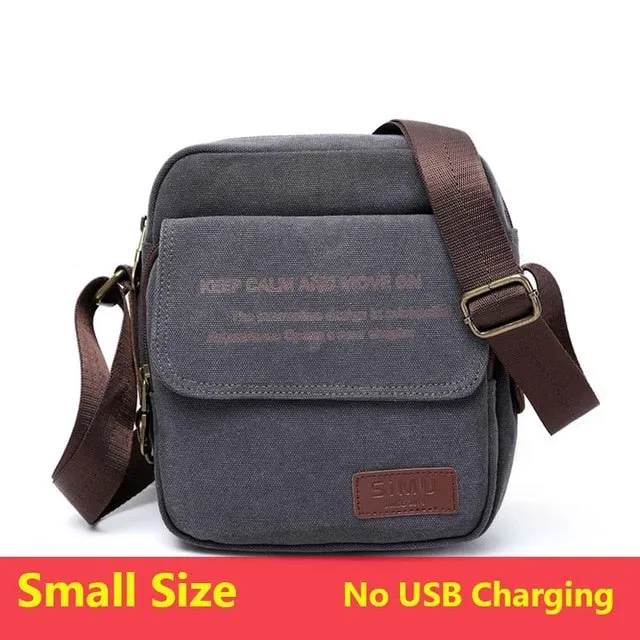 Urban Crossbody Quality Size Messenger Bag Casual Daily All-in-one collection Canvas Carry Men High Bag Men's Shoulder Man Bag Special edition Male 3 Bags Travel