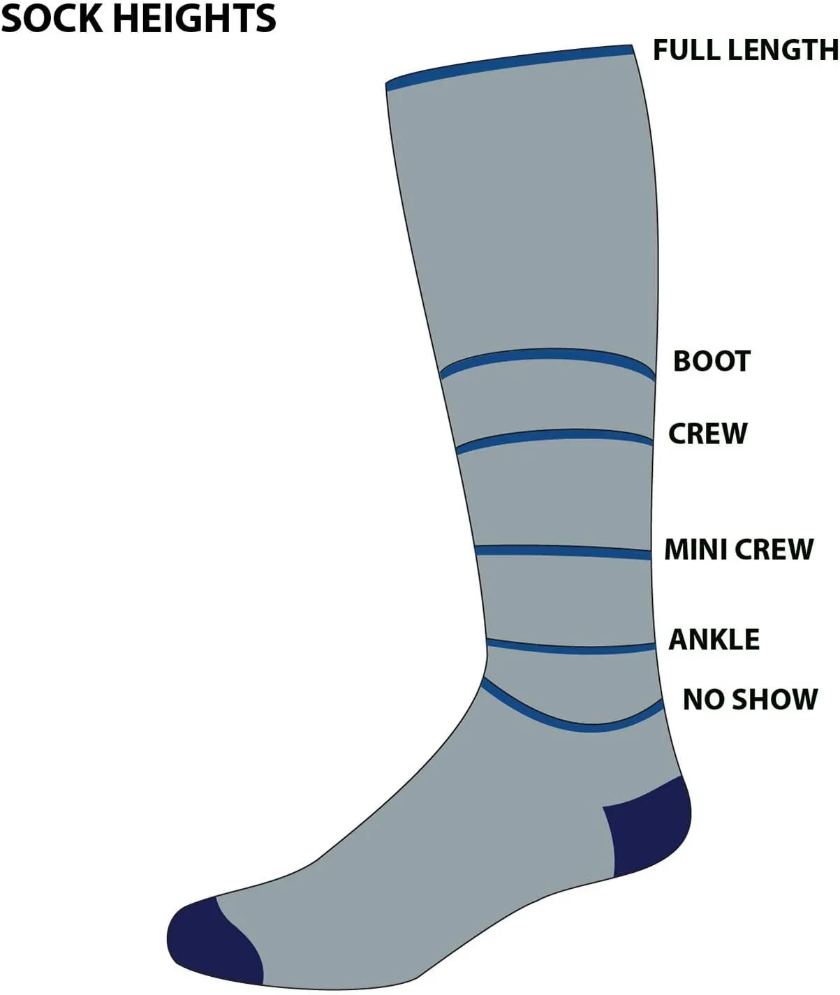 USA Made - Mini Crew Socks - Hiking Socks - Merino Wool - Mountain Heritage