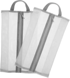 VALICLUD 2pcs Mesh Travel Shoe Bags Lightweight And Sturdy Shoe Organizer With Handle Shoe Pouch For Packing Shoes For Travel Gym And Outdoor Activities