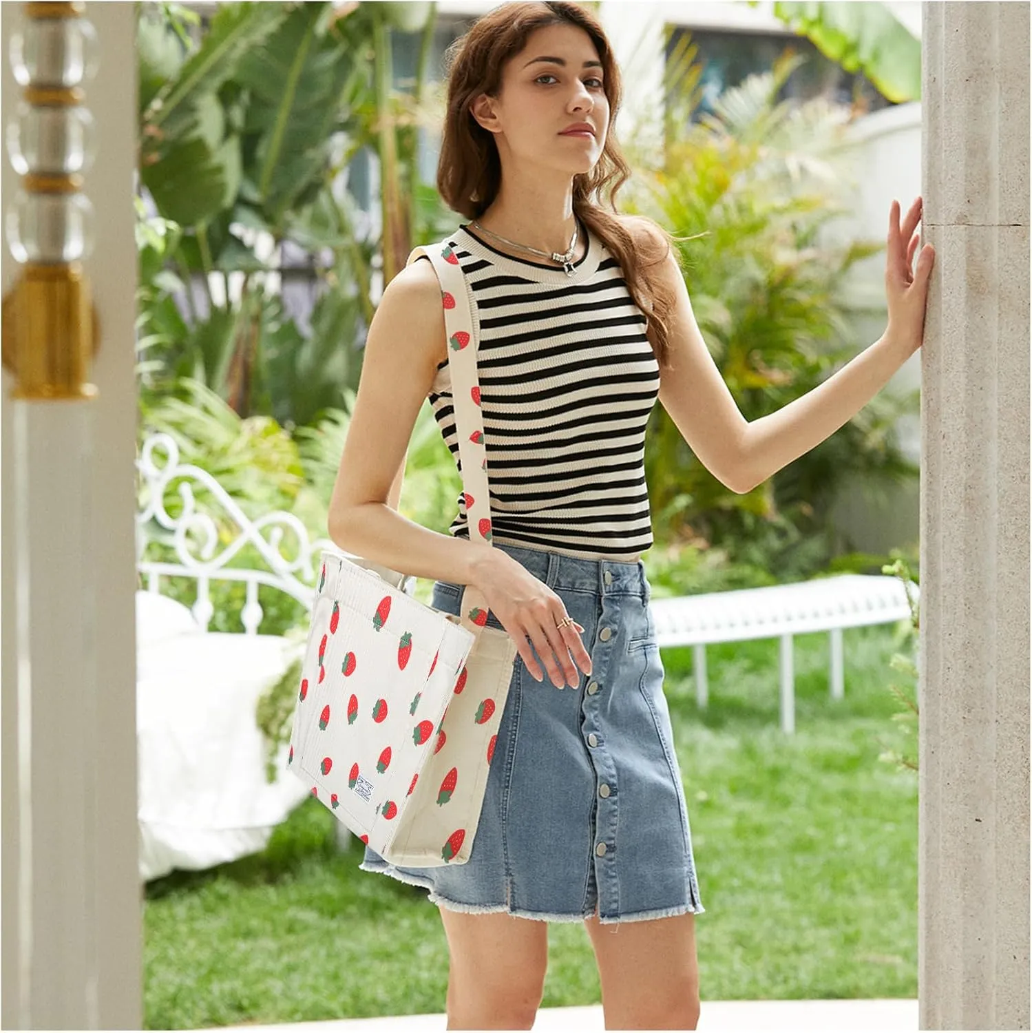 Valleycomfy Tote Bag for Women Corduroy Crossbody Tote Bag Purse Women Travel Shoulder Bags Work Handbags Everyday Hobo Bag