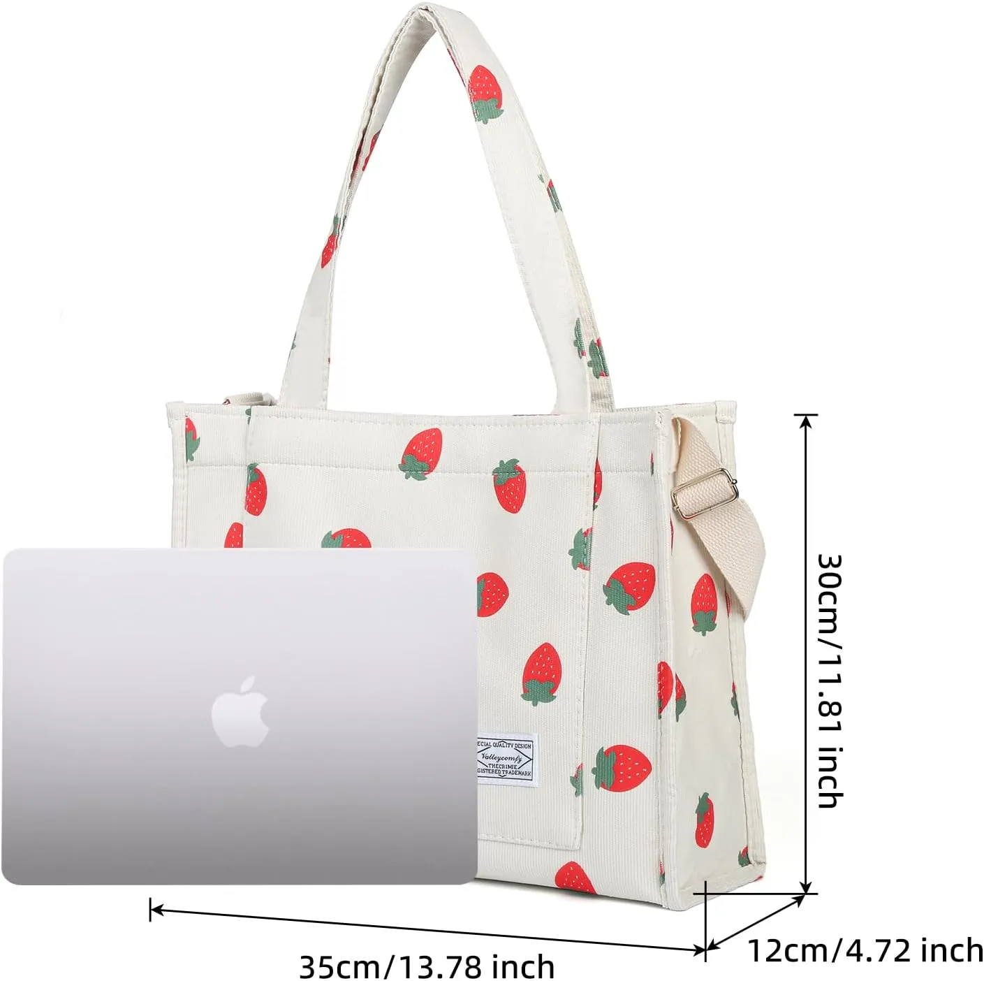 Valleycomfy Tote Bag for Women Corduroy Crossbody Tote Bag Purse Women Travel Shoulder Bags Work Handbags Everyday Hobo Bag
