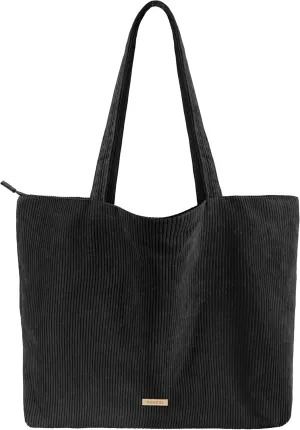 VANDEL Corduroy Tote Bag for Women and Men with Zipper and Inner Pockets. Cute School Tote Bag with Zipper, Aesthetic