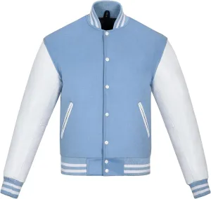 Varsity Jacket Baseball Letterman Jacket– Wool and Leather Premium Quality Unisex Basketball Jacket
