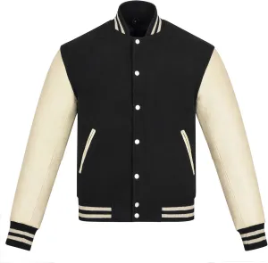 Varsity Jacket Baseball Letterman Jacket– Wool and Leather Premium Quality Unisex Basketball Jacket
