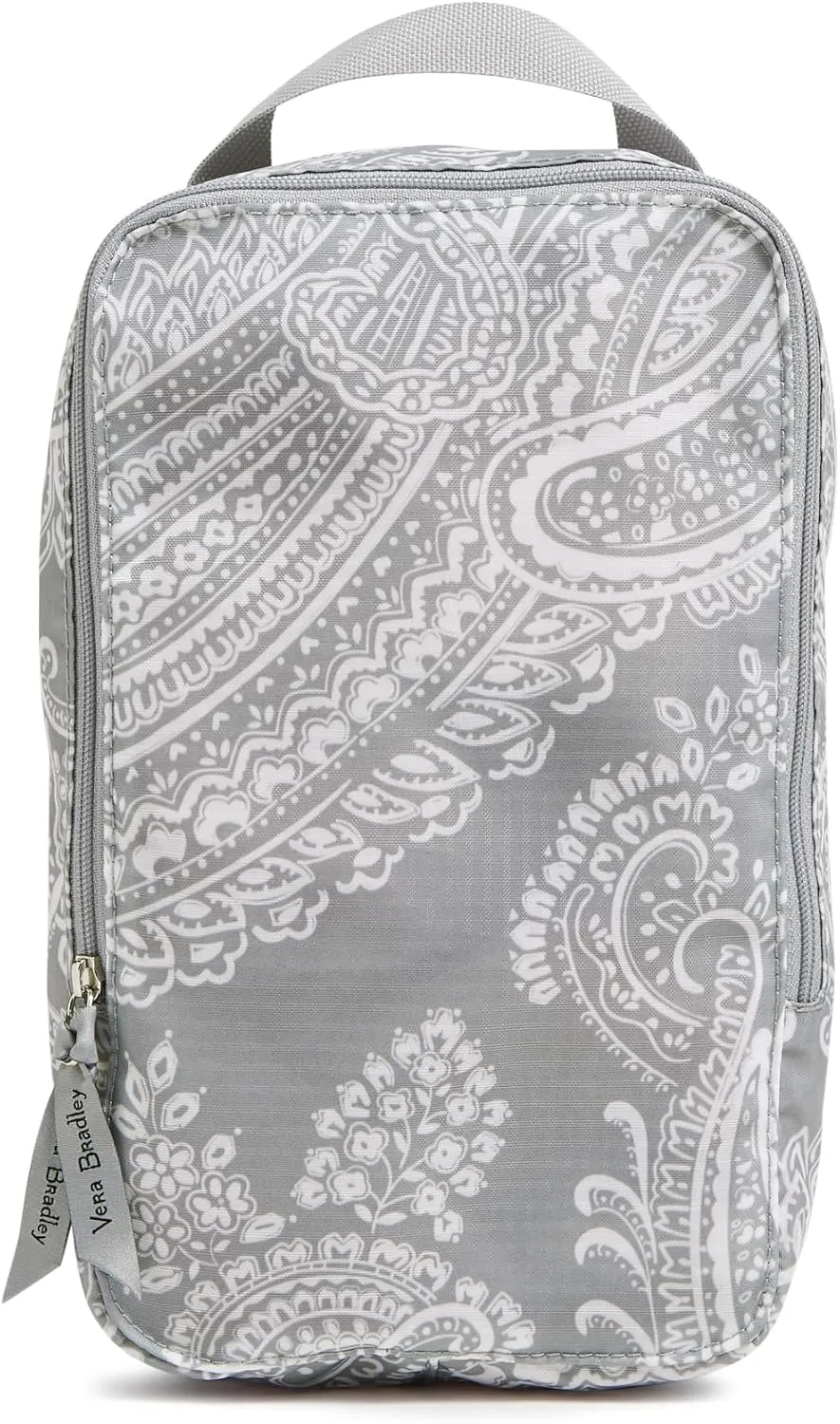 Vera Bradley Compression Packing Cube 3-Piece Set, Cloud Gray Paisley