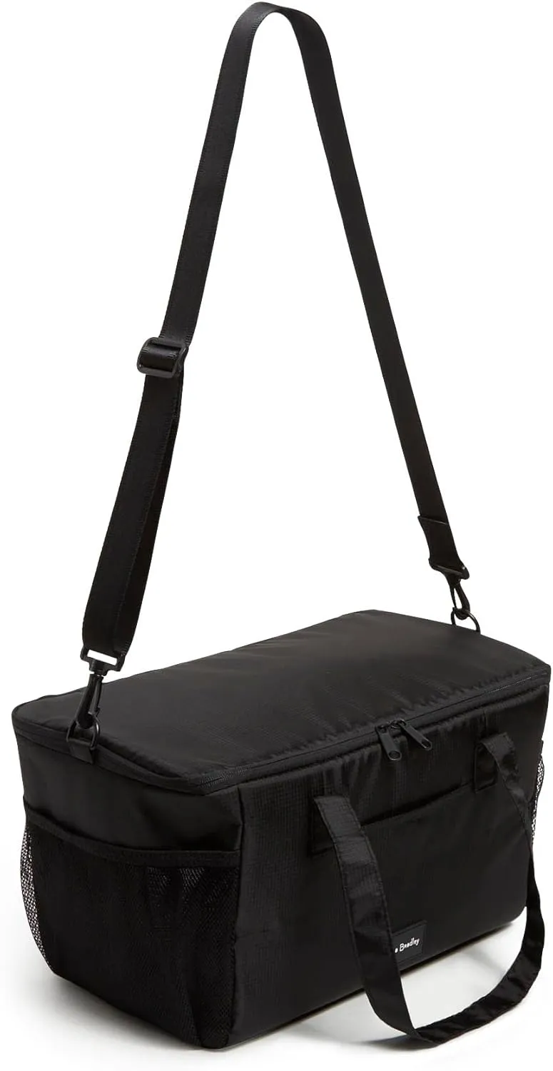 Vera Bradley Women's Recycled Ripstop Family Cooler, Black, One Size
