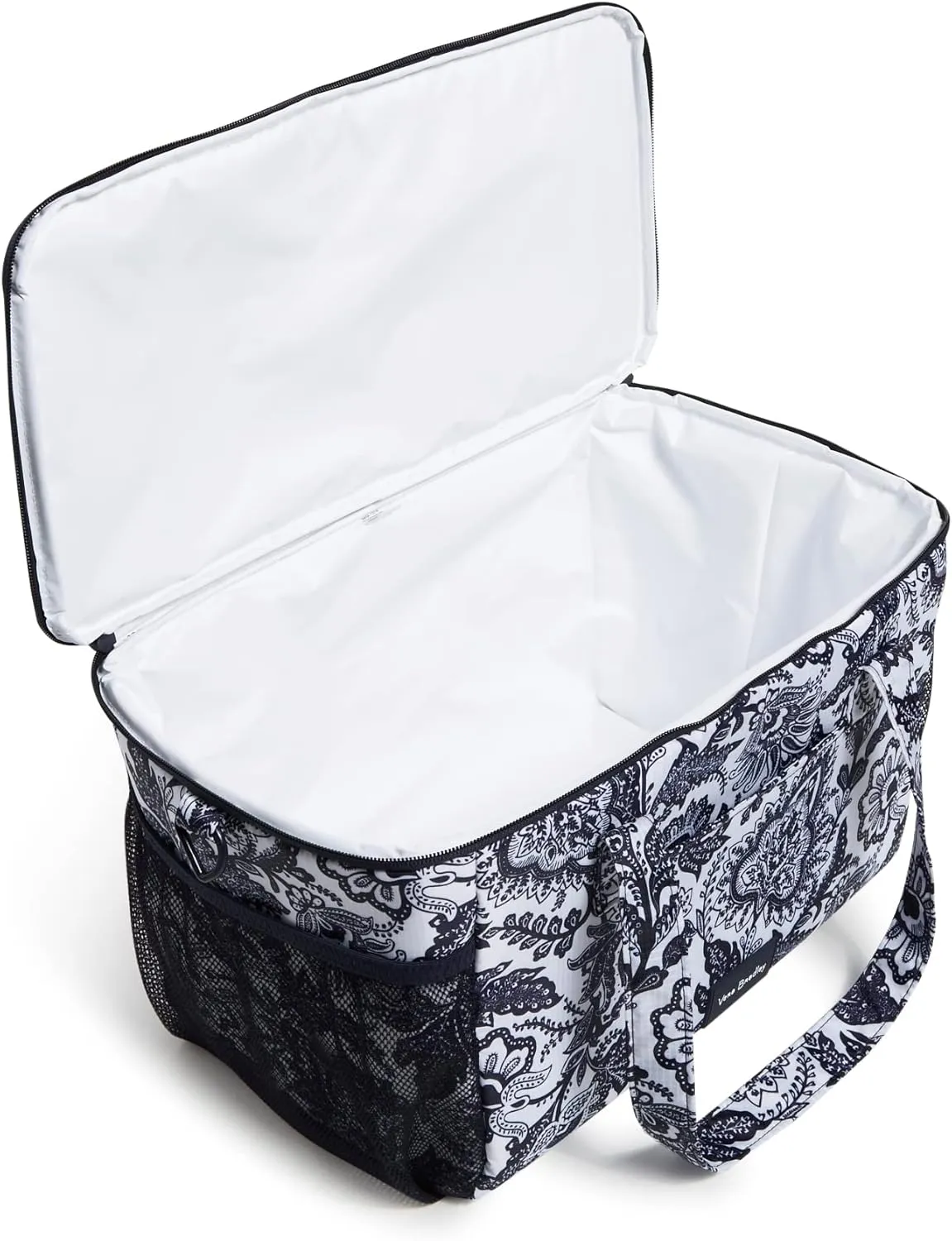 Vera Bradley Women's Recycled Ripstop Family Cooler, Java Navy & White, One Size
