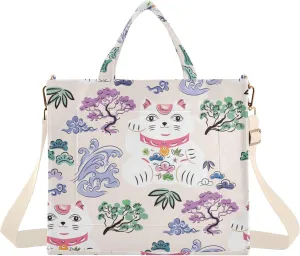 VIGTRO Corduroy Tote Bag for Women Crossbody Bags Shoulder Handbag, Messenger Bag Purse with Adjustable Strap Size S/M