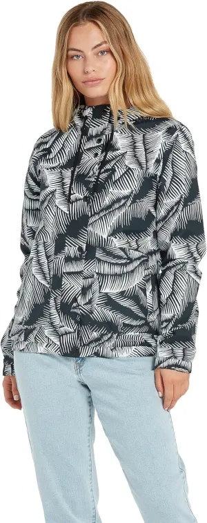 Volcom Women's Enemy Stone Hooded Zip Front Windbreaker Jacket (Regular & Plus Size)