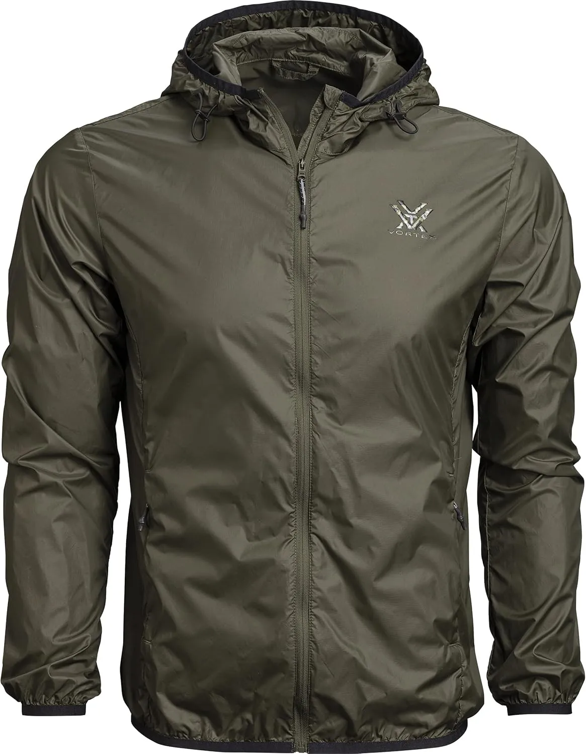 Vortex Men's Storm Silencer Pro Rain Breaker Jackets - DWR Treated, Packs Into Own Pocket
